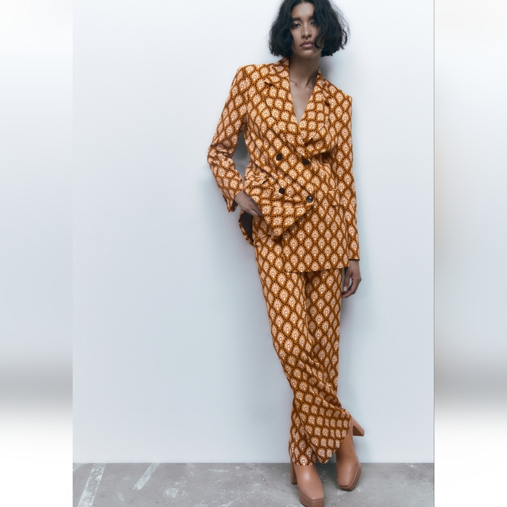NWT! Zara Printed pantsuit